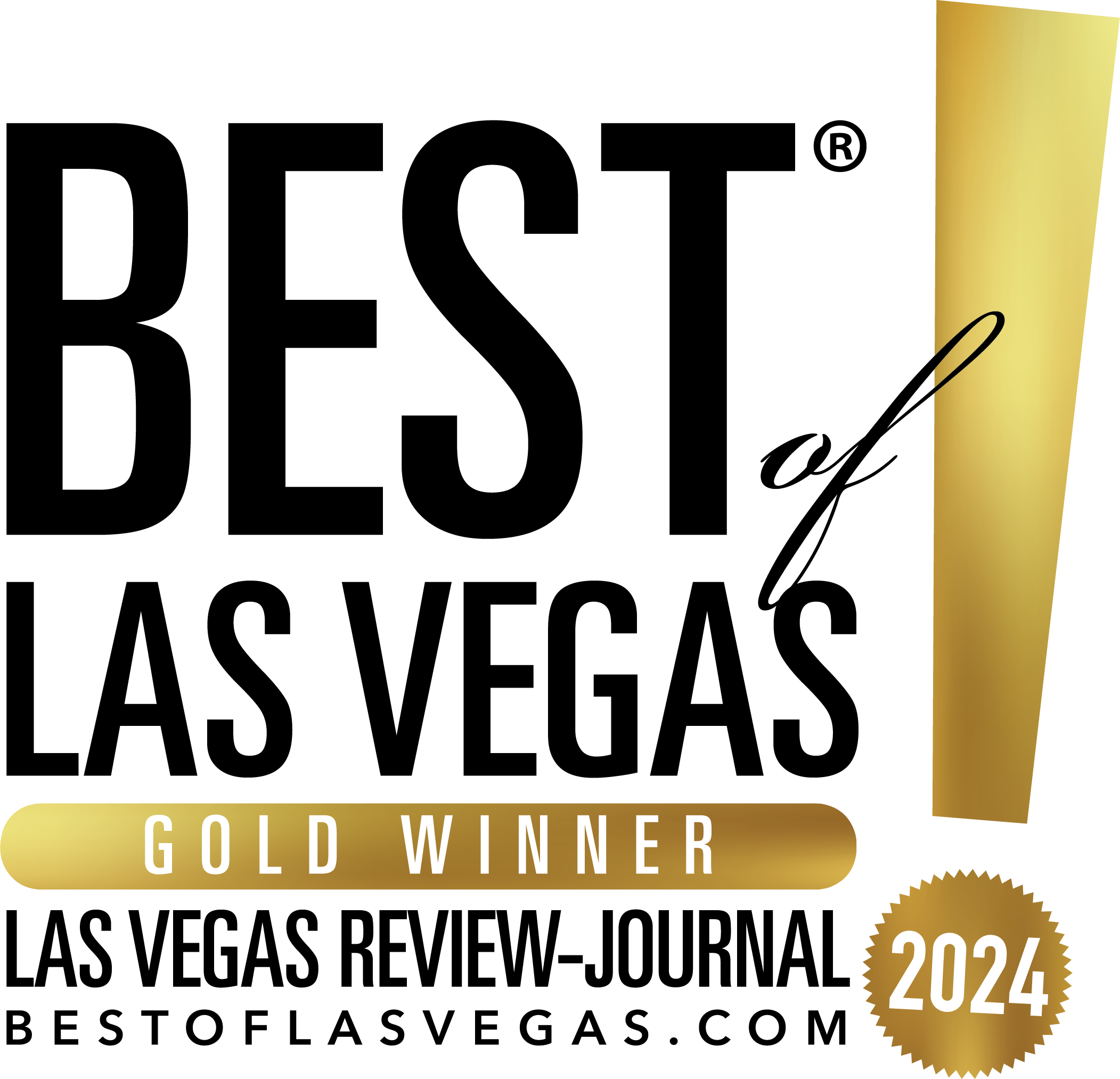 2024 Best of Las Vegas Gold Winner badge logo