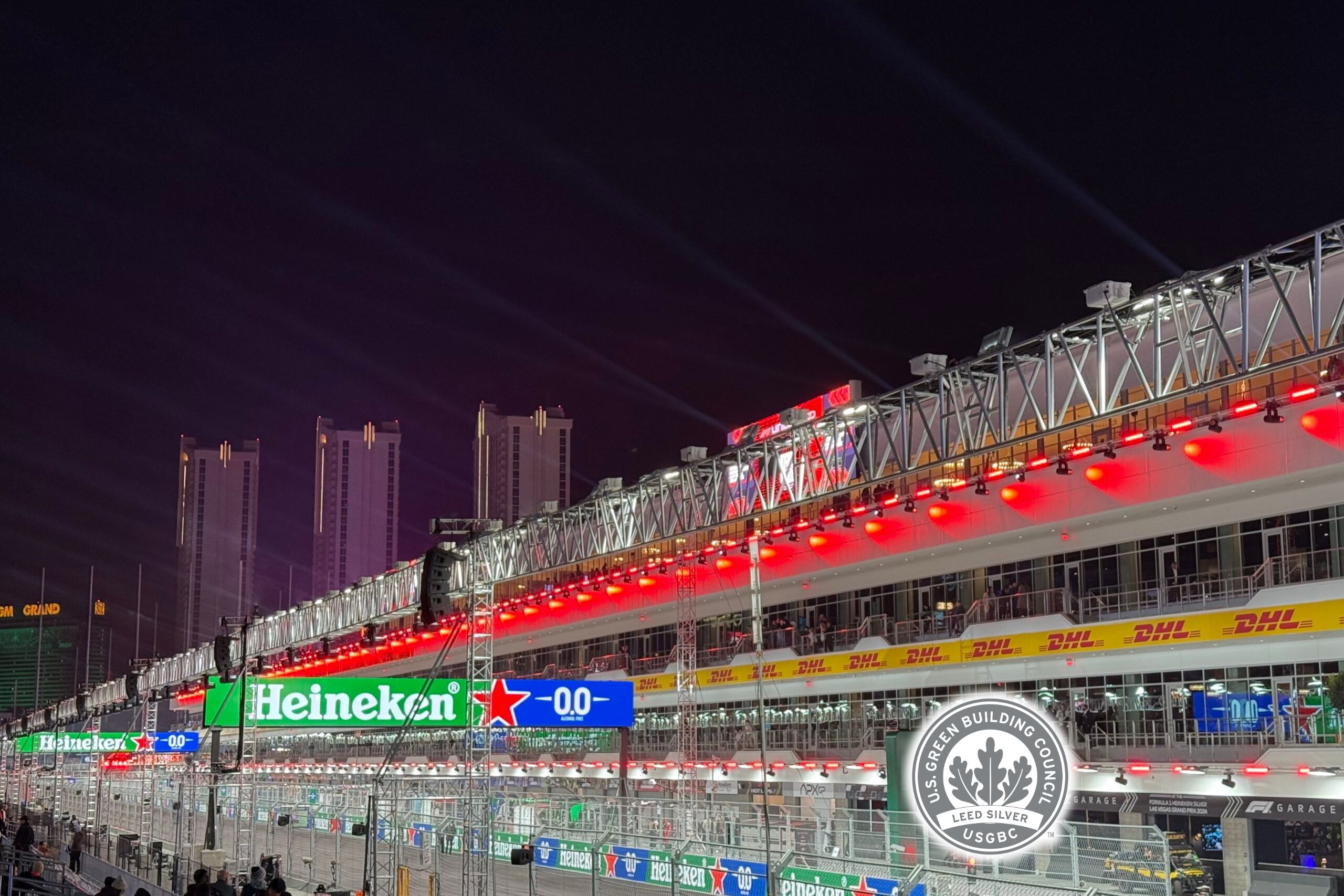 LEED Silver Certified Formula 1 Las Vegas